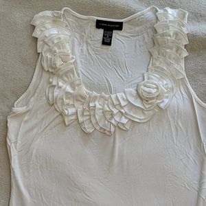 Cable and gauge dress tank top